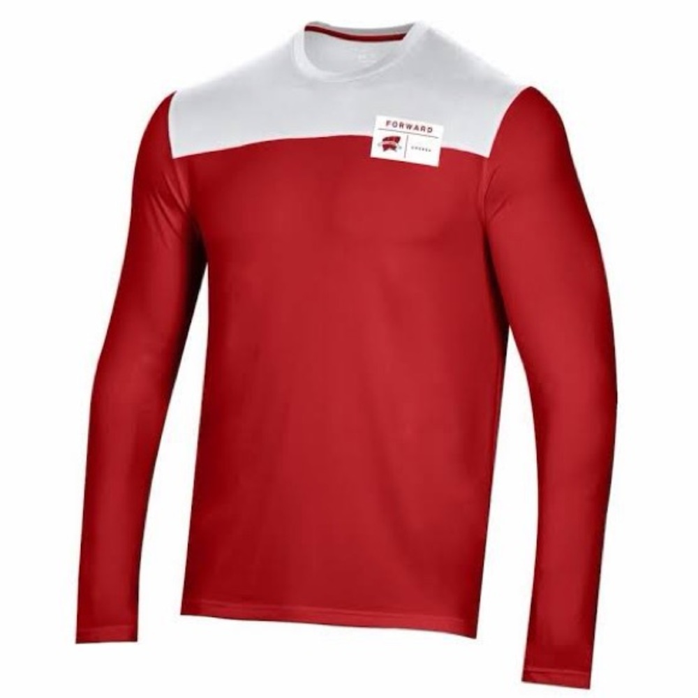 Under Armour Men’s Wisconsin Forward Long Sleeve Loose Fit Shirt Size Large